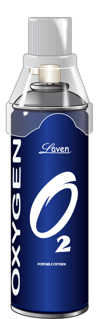 ออกซิเจนกระป๋อง Laven บรรจุ 8000 มิลลิลิตร
